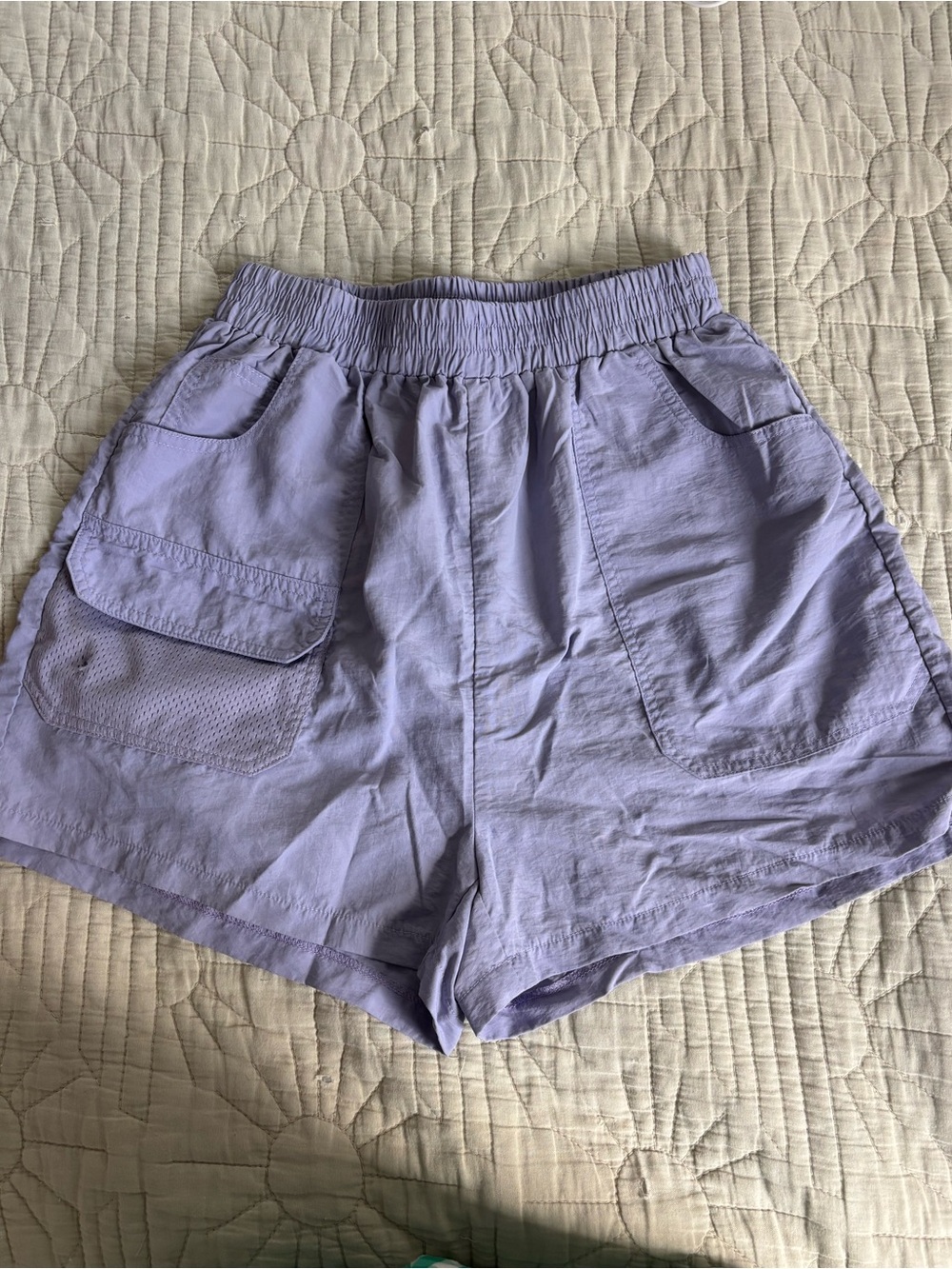 Lavender outdoor cargo shorts